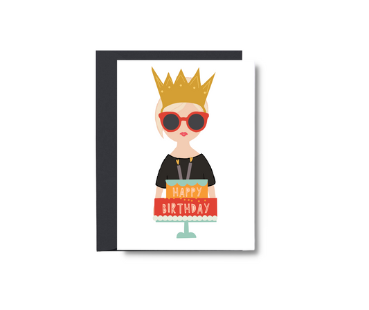 Happy Birthday, Girl Greeting Card