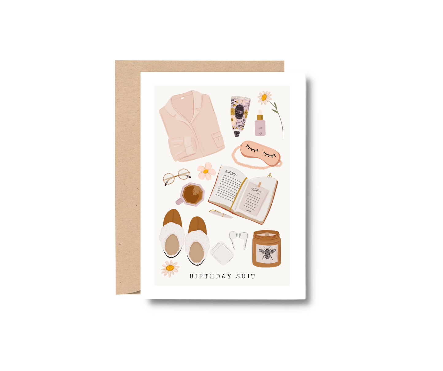 Happy Birthday Birthday Suit Greeting Card