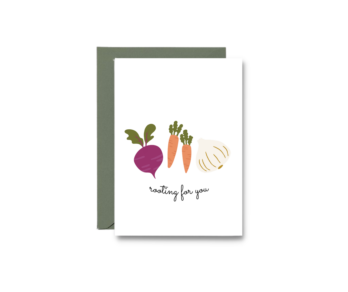 Rooting For You Greeting Card