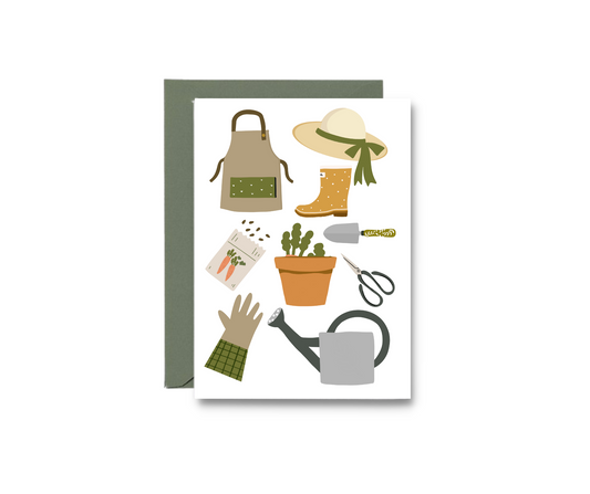 Summer Garden Greeting Card