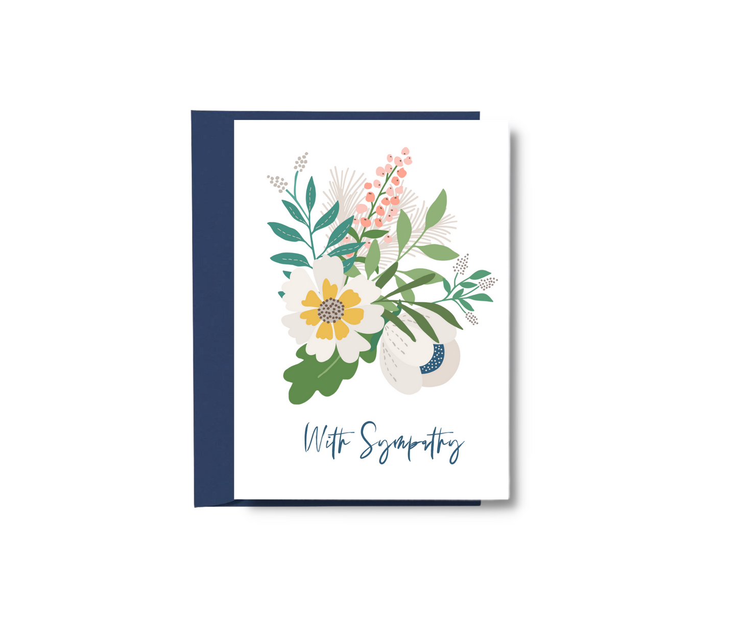 With Sympathy Greeting Card