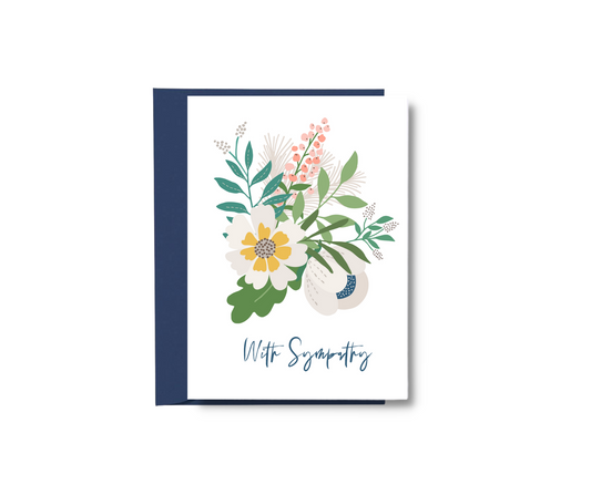With Sympathy Greeting Card