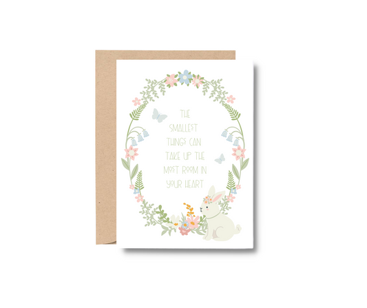 New Baby Smallest Things Greeting Card