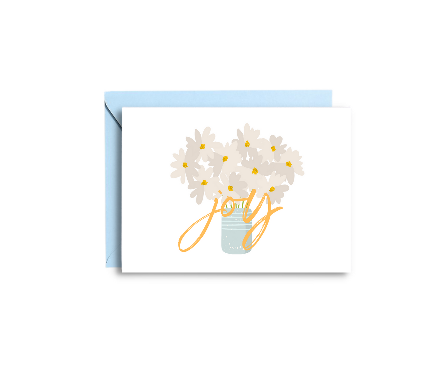 Just a Note - Joy Daisies Greeting Card