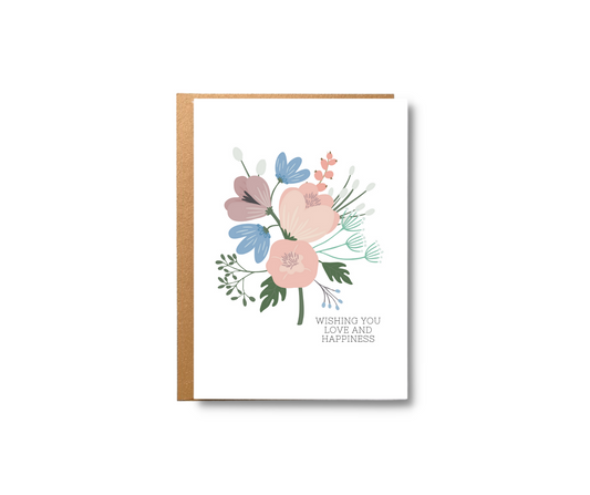 Wedding Love and Happiness Greeting Card