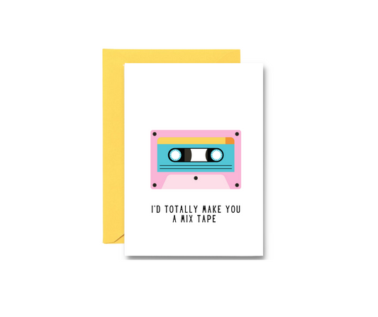 Mix Tape Greeting Card