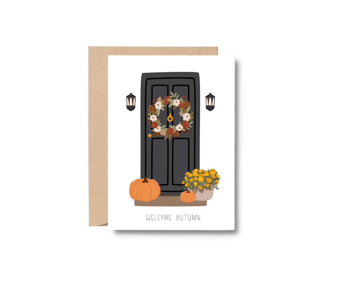 Welcome Autumn Greeting Card