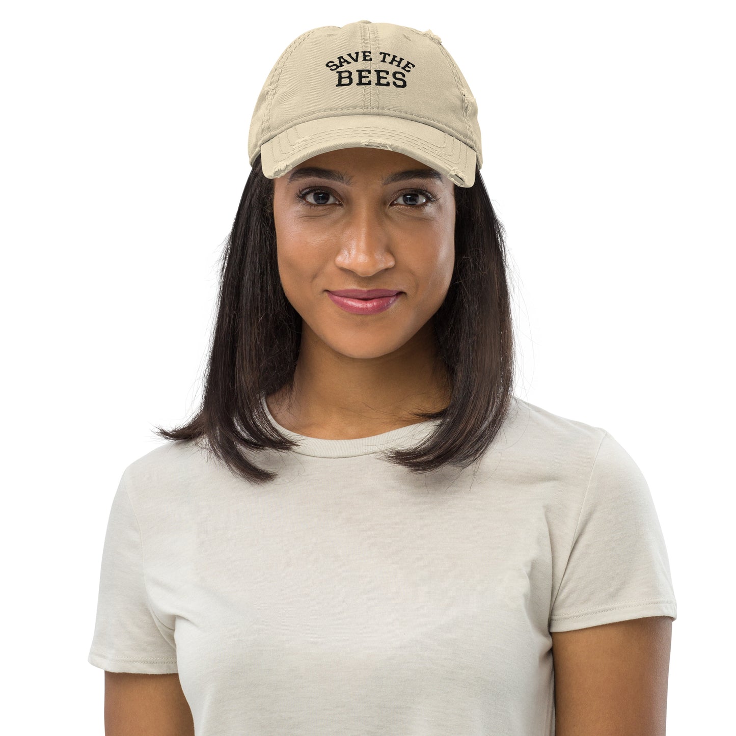 Save the Bees Embroidered Hat