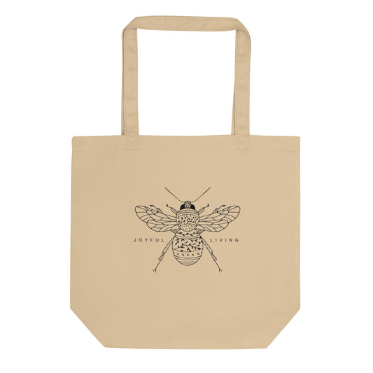 Joyful Bee Eco Tote Bag